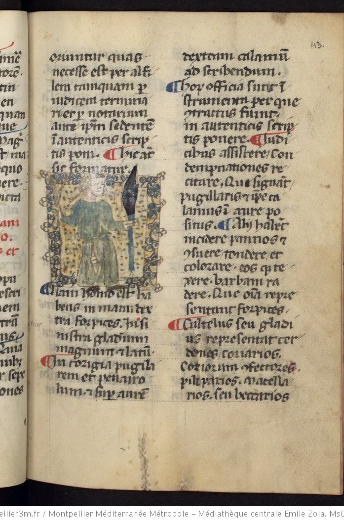 Peón sastre f. 43r