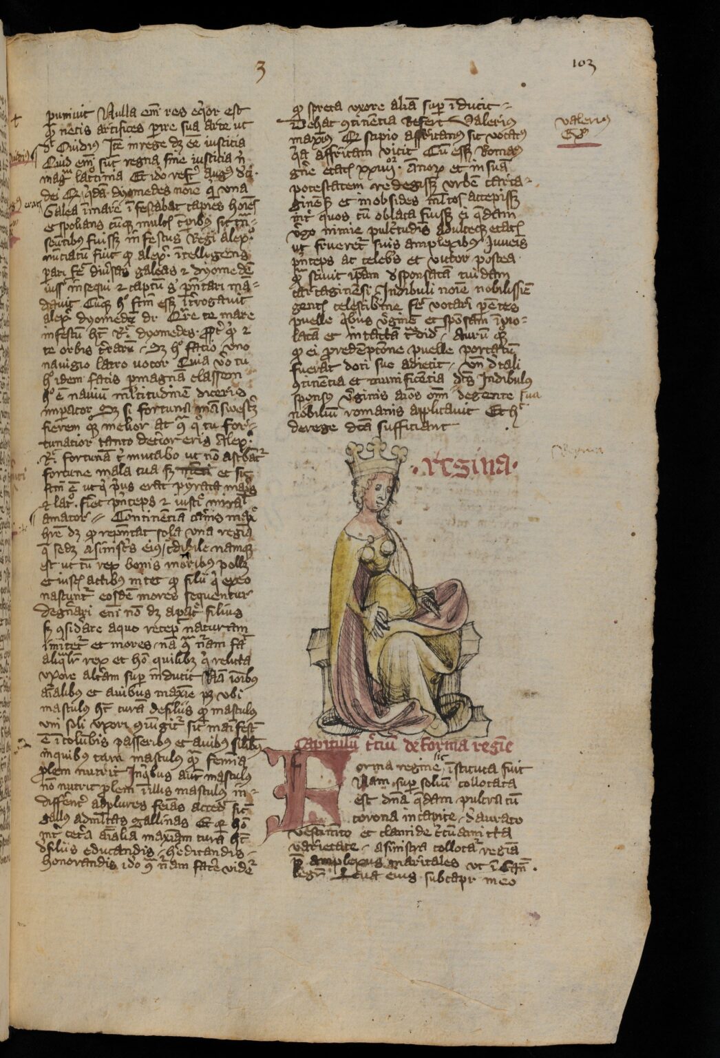 Folio 103r Reina