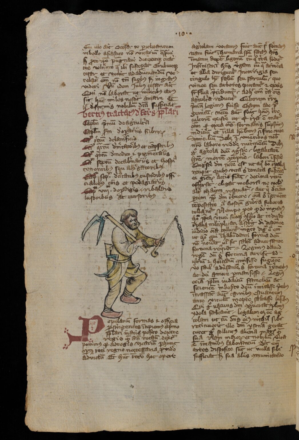 Folio 110v agricultor