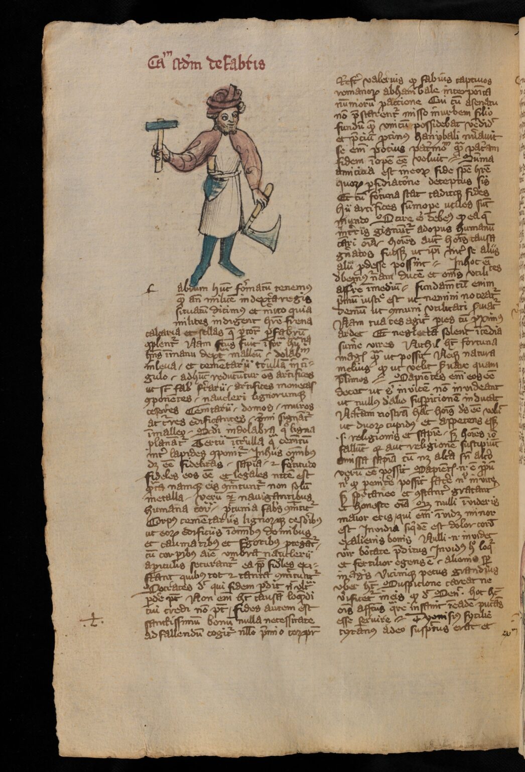 Folio 111v carpintero